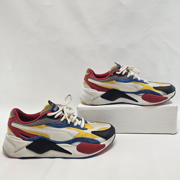 PUMA RS-X Sneakers Men’s US 12 Multicolor Bold Retro Mesh Suede Comfort - Picture 7 of 10